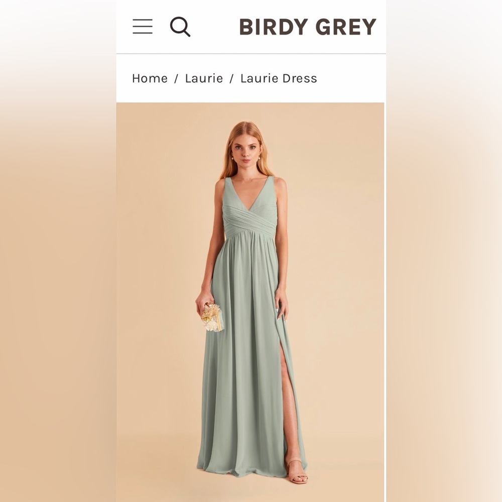 Birdy Grey Sage Maxi Dress with Slit